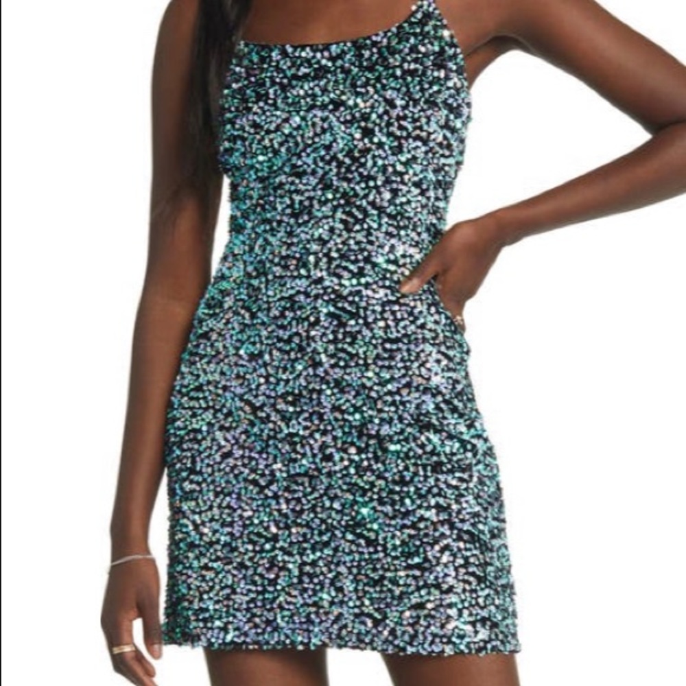B.P. Night out sequin camisole dress